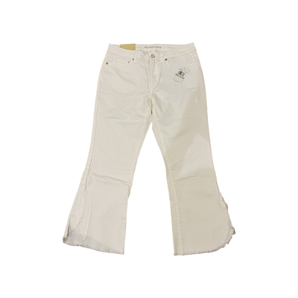 Michael Kors, size 8, white flare jeans, brand new with tag
